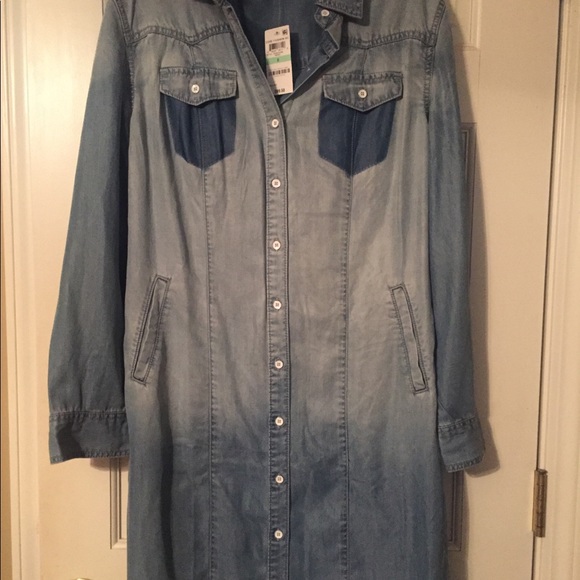 INC Denim ombré style dress NWT - Picture 2 of 5